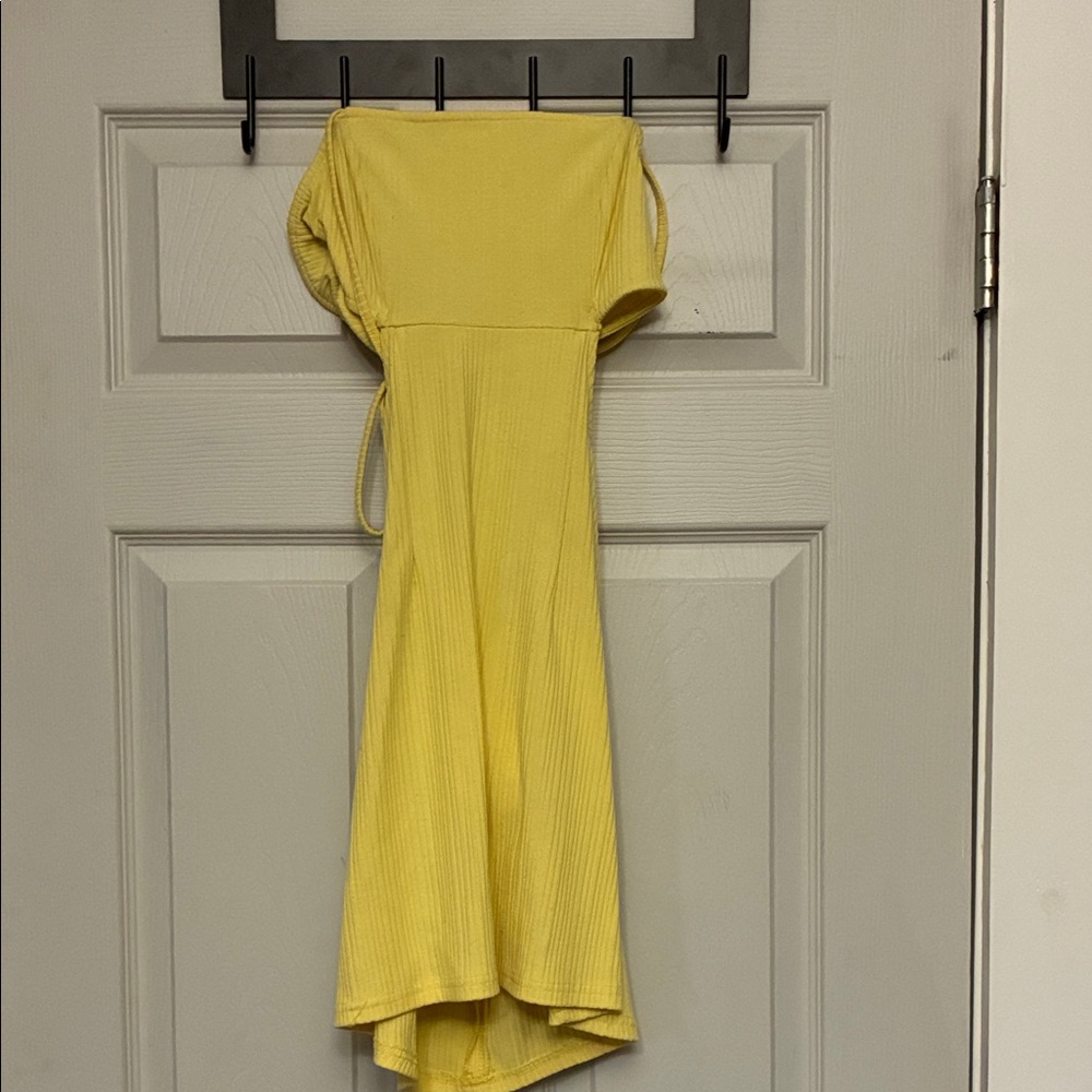 Yellow Dress, it has straps